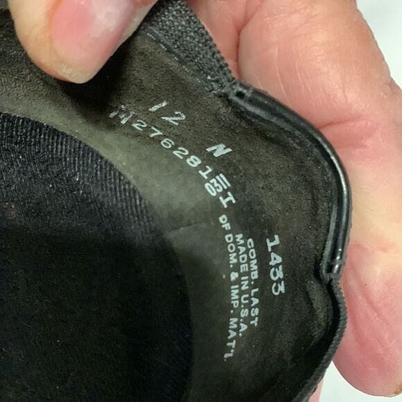 Munro American Size 12 black pump block heels - Picture 10 of 14